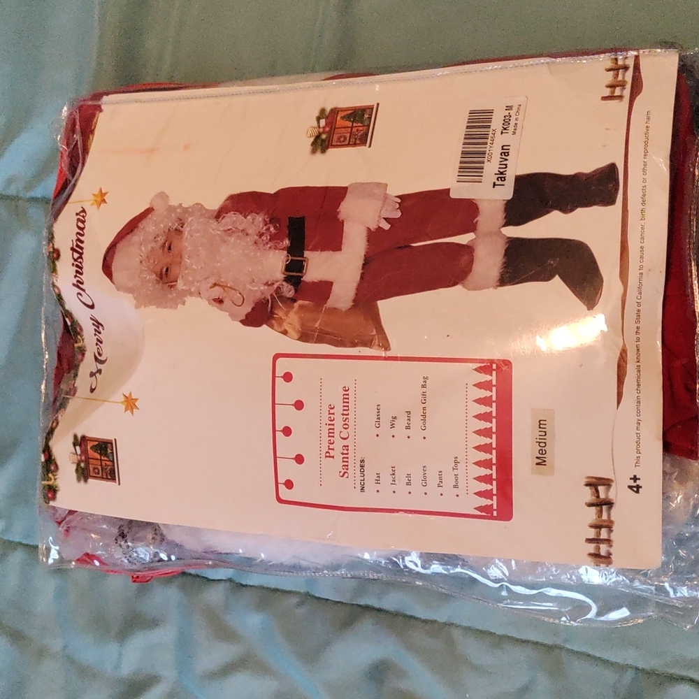 Kids medium Santa costume